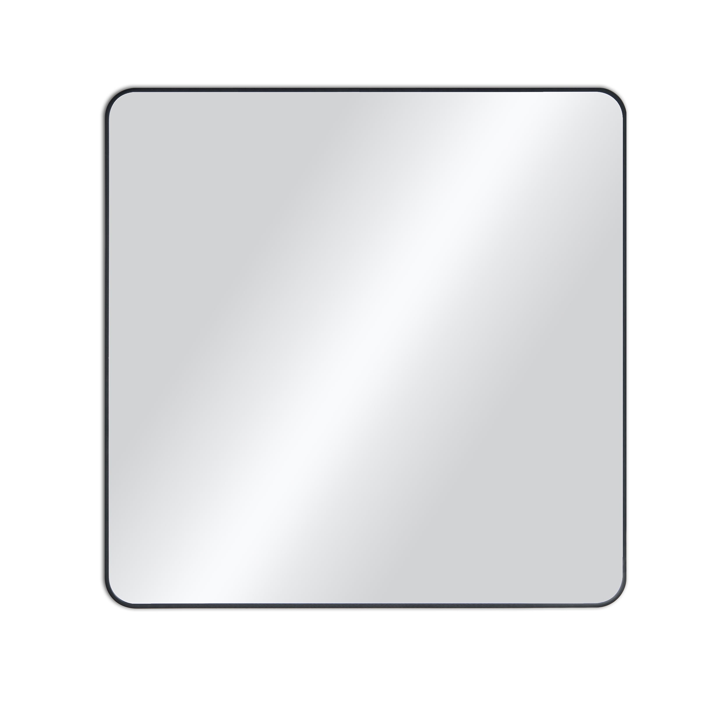 36" x 36" Shatterproof Wall Mount Metal Frame Mirror - FM2-3636