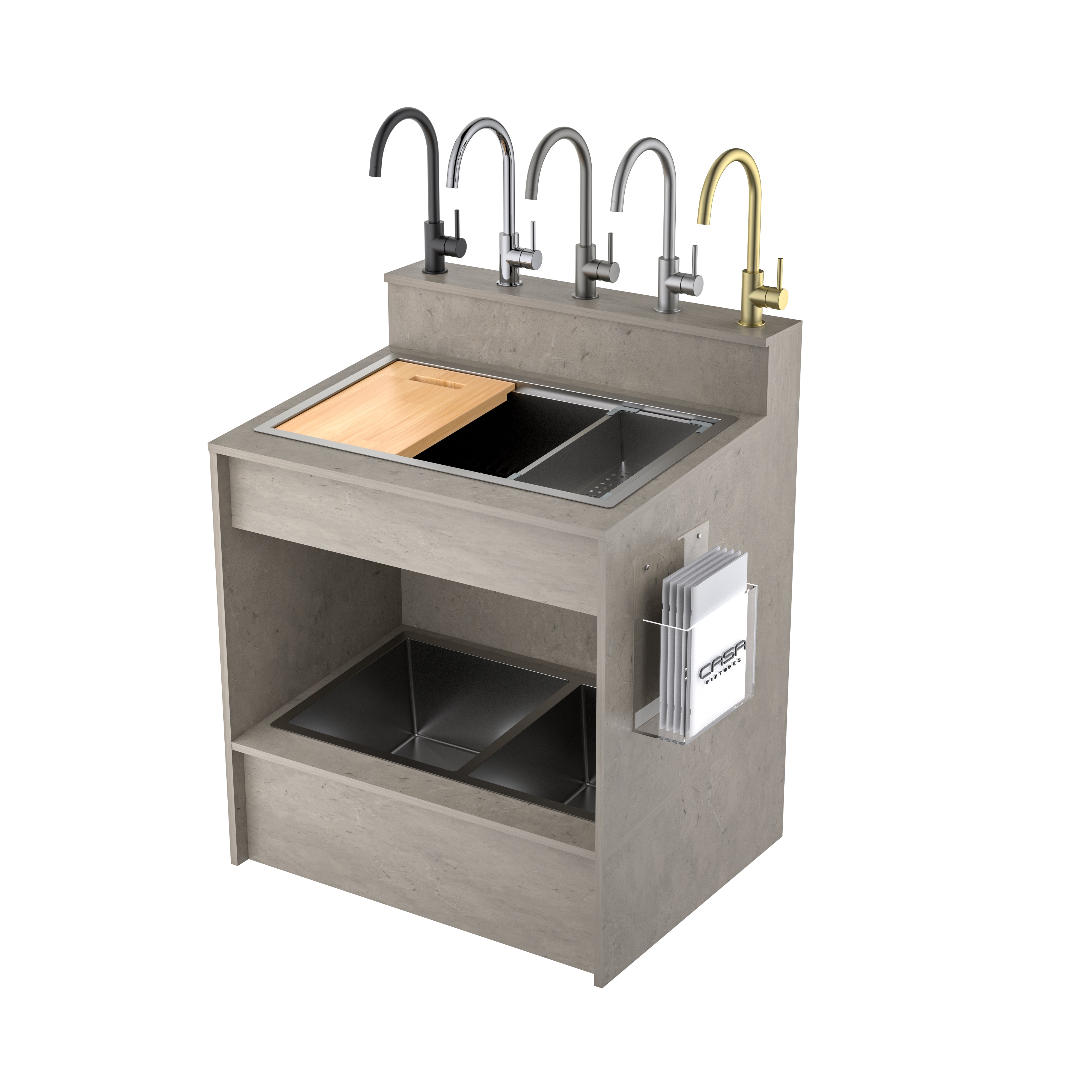 Kitchen Sink Floor Display - Sales Tools